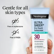 Neutrogena Mineral Ultra Sheer Dry-Touch SPF 30 Lotion, 3.0 fl. oz