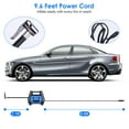 thumbnail image 4 of Portable Air Compressor Tire Inflator TeqHome 150 PSI 120W Max Power 12V DC 2-Way Power Supply Tire Pump with Digital Display Inflatable Nozzle Needle Fuse for Bikes Cars Motorcycles Balls, 4 of 9