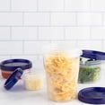 thumbnail image 4 of Contenedores de delicatessen PLASTICPRO, 960 ml, paquete de 3 unidades, tapa torcida, transparente, 4 of 8