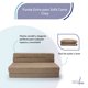 thumbnail image 2 of Funda Extra Sofá Cama Cozy queen size marron, 2 of 5