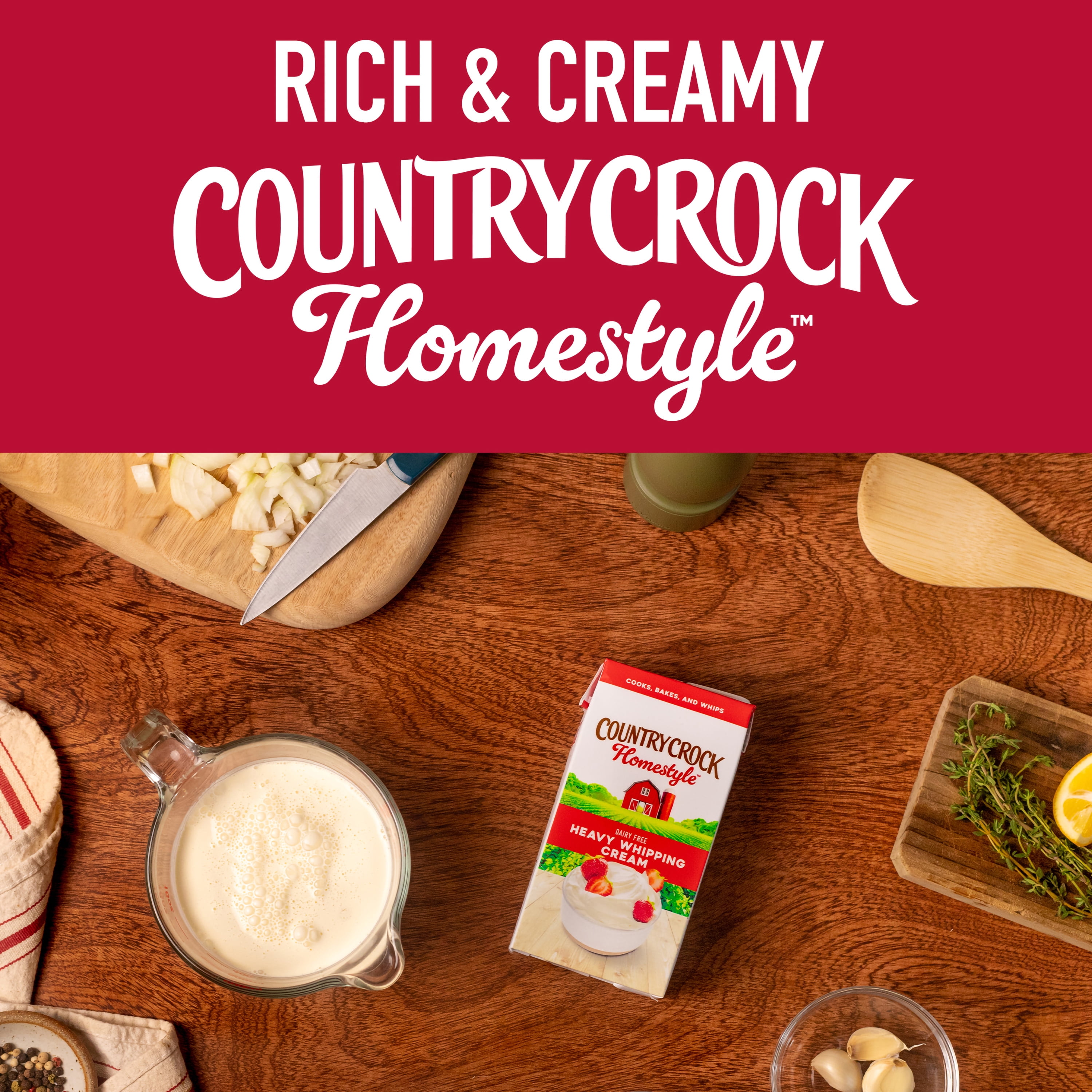 Country Crock Homestyle™ Dairy Free Heavy Whipping Cream (Refrigerated)