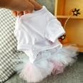 thumbnail image 2 of WIBACKER Puppy Birthday Tutu Dress Pet Small Dog Lace Skirt Princess Cat Party Dress Princess Apparel, 2 of 11