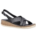 thumbnail image 1 of Hush Puppies Womens Elena Leather Wedge Sandal, 1 of 4