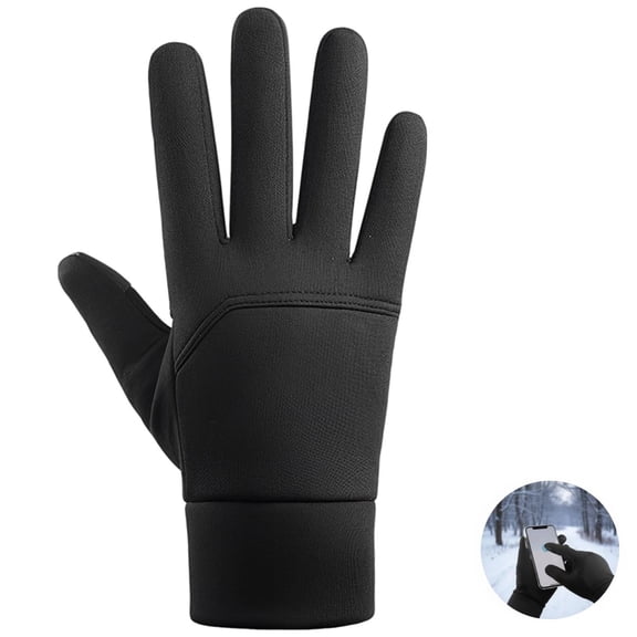 Winter Gloves for Men Women, Touch Screen Thermal Gloves, Water Resistant Full Finger Gloves for Cycling, Running, and Outdoor Sports