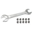 thumbnail image 4 of TAILTOSS 10Pcs Self Locking Flange Nuts Hardware Nuts Locknuts for Shipbuilding and Pressure Distribution, 4 of 8