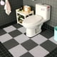 thumbnail image 4 of Alfombrilla de baño de PVC entrelazada, antideslizante, con drenaje, para ducha, con orificios de drenaje, con ventosa para cocina y piscina, color gris, 4 of 4