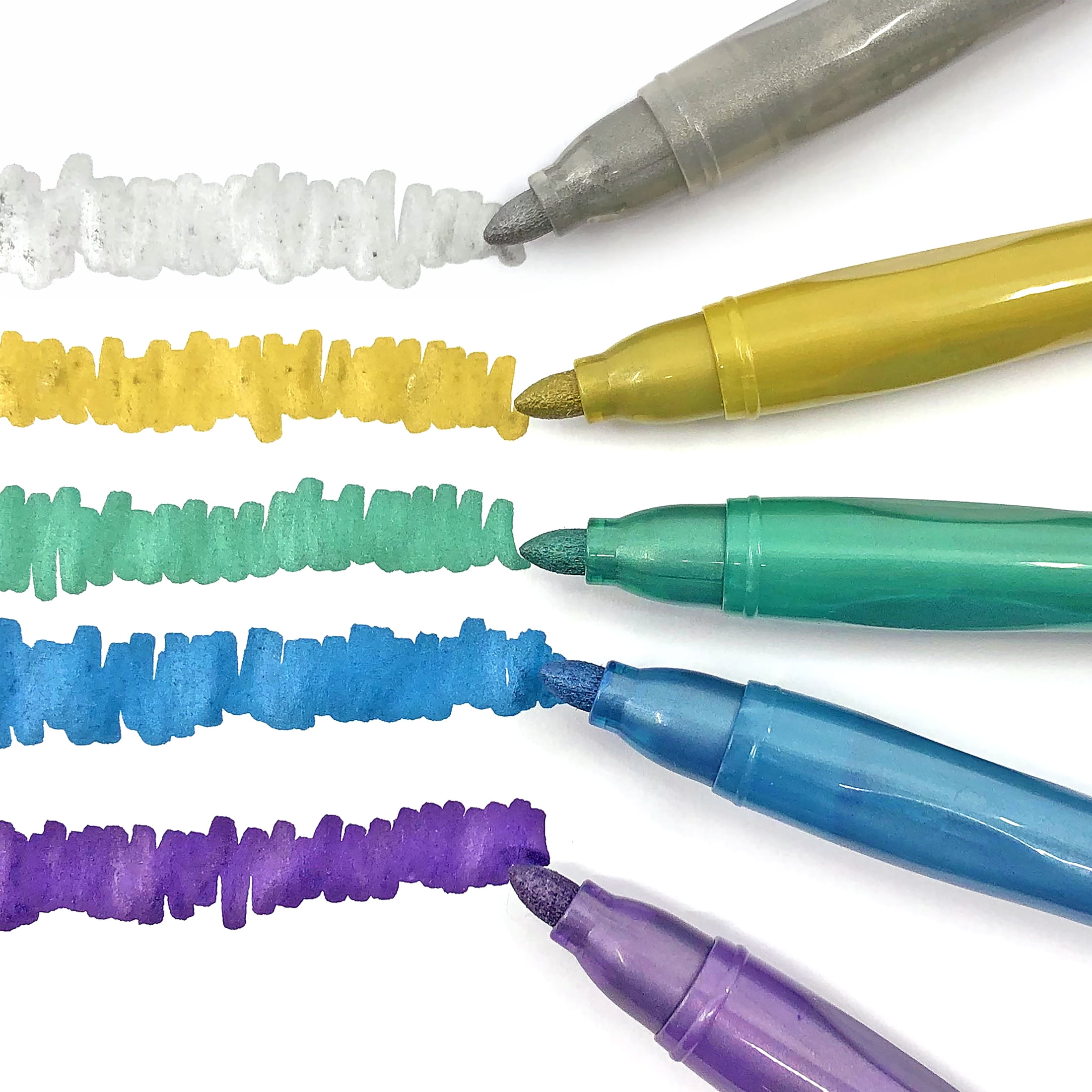 Cra-Z-Art 10 Count Glitter 'N Metallic Art Marker Set, for