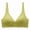Green, variant on Women's Ribbed Seamless Bra Wireless Deep V Bralette, Thin Breathable Sleep Underwear, Gathering Push Up Tank Top, Soft Comfort Lingerie No Underwire