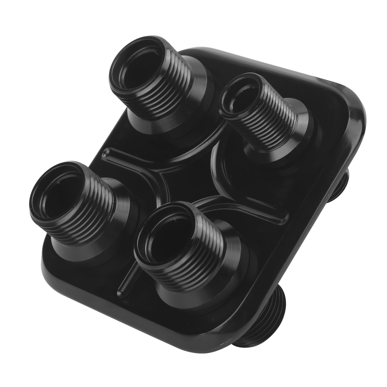 Ymiko Heater Bulkhead,Firewall Bulkhead,Car 4‑Port Air Conditioning Bulkhead Hose Fitting