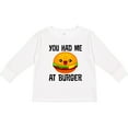thumbnail image 3 of Inktastic You Had Me at Burger Boys or Girls Long Sleeve Toddler T-Shirt, 3 of 5