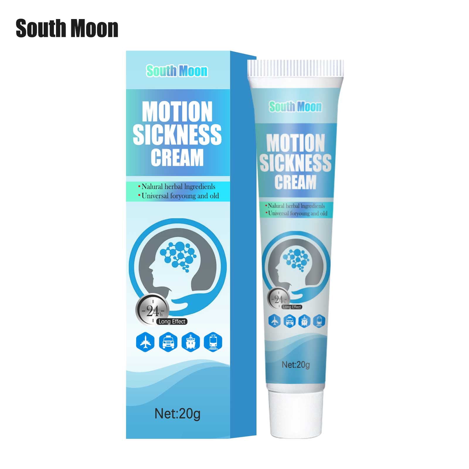 Yklio Motion Sickness Cream Relief Travel Nausea Vomiting Herbs Plaster