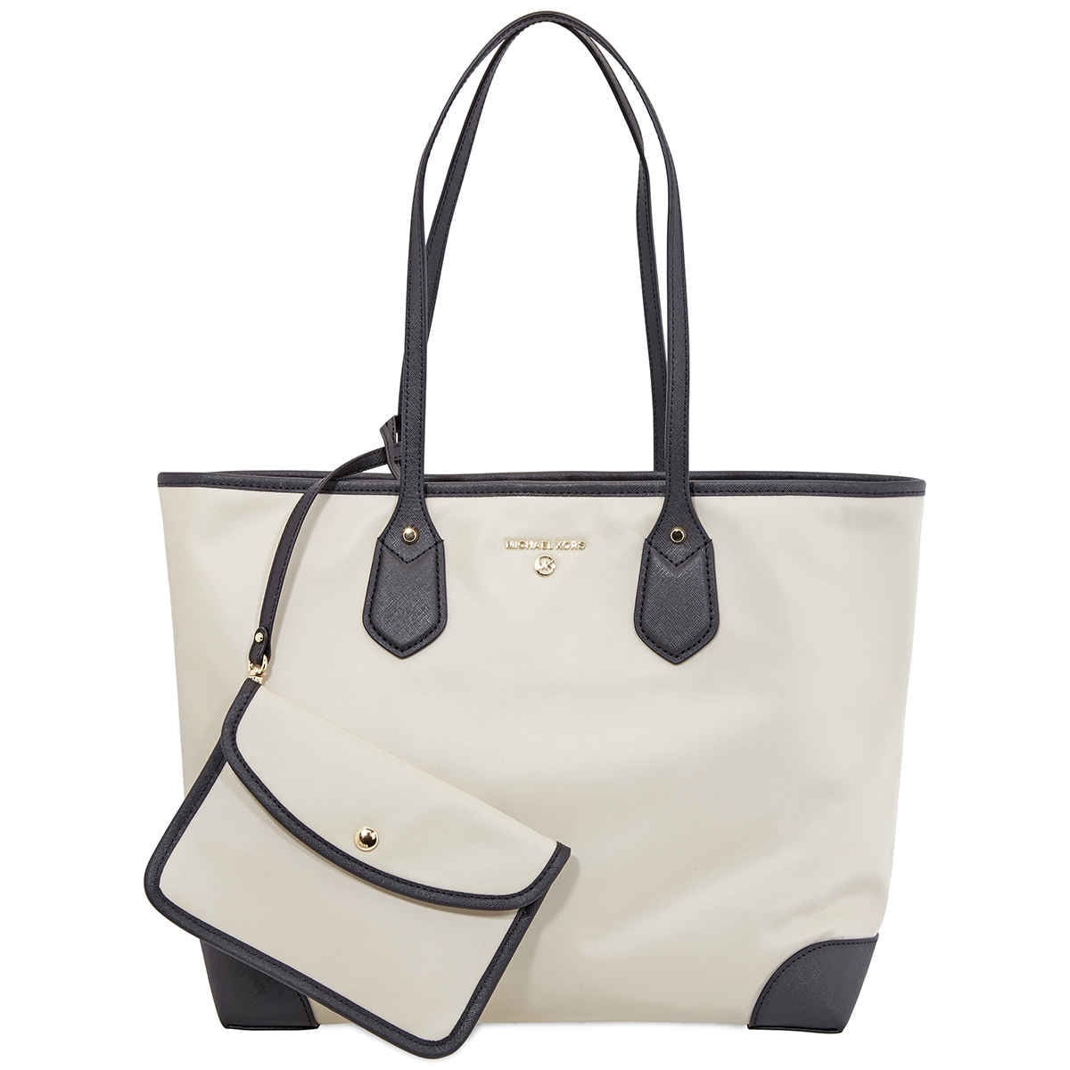 eva large nylon gabardine tote bag