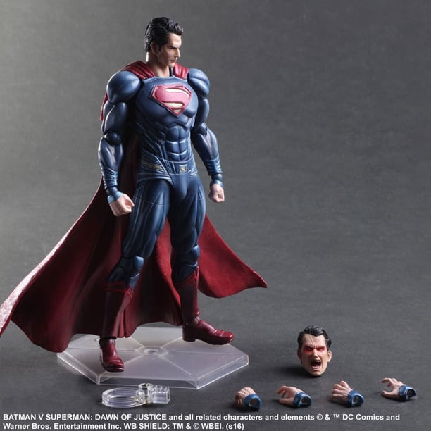 Figuras de acción de Batman y Superman, juguete de 26cm con armadura de Batman, el amanecer de la justicia, Colección móvil de PA, DC, Bruce, Wayne