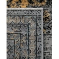 thumbnail image 3 of Unique Loom Taftan Collection Area Rug - Oasis (2' 7" x 10' Runner Gray/Cream), 3 of 7