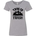 thumbnail image 3 of Inktastic Trailer Trash Camping Humor Women's T-Shirt, 3 of 5