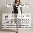 thumbnail image 2 of Morttic Women's Summer Striped Shirt Dress – Long Sleeve Spliced Lapel Midi Dress Casual Office & Daily Wear with Chest Pocket Army Green，XL, 2 of 2