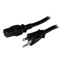 StarTech.com PXT515C154 4 ft. Heavy Duty 14 AWG Computer Power Cord - NEMA5-15P to C15 Male to Male