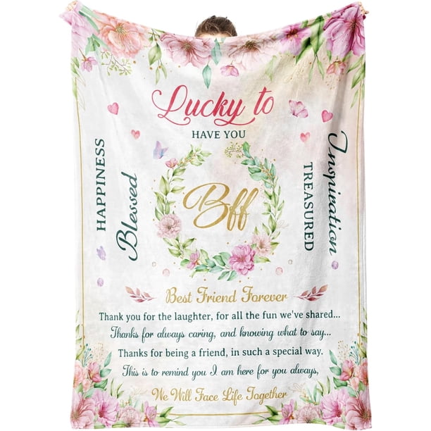 LHSHID Christmas Gifts for Mom Blankets Gift Blanket Flannel Soft and Comfortable Anti static Bed Sofa Blanket 50x60in