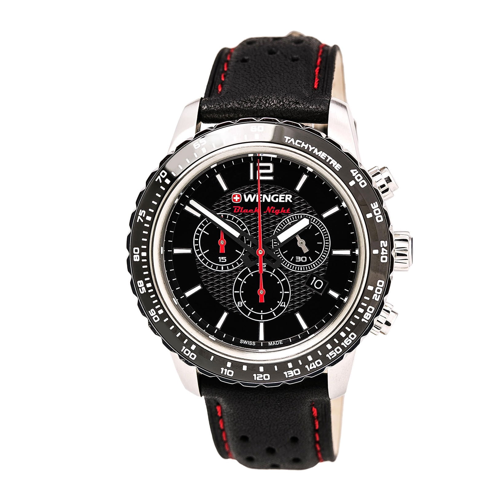 Wenger Men's 01.0853.105 Roadster Black Night Black Dial Black
