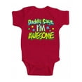 thumbnail image 1 of Toddlers "Daddy Says, I'm Awesome" Bodysuit - Red - 18 Months, 1 of 1
