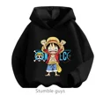 thumbnail image 3 of Sudadera con capucha de Anime One Pieces, ropa para niños, ropa para primavera y otoño para niñas, sudadera con dibujos animados de Luffy Zoro, traje para adolescentes, camisetas con capucha de Sonic, 3 of 5