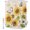 Yellow, variant on Beige Boho Shower Curtains for Bathroom, Vintage Ethnic Floral Abstract Geometric Waterproof Fabric Shower Curtain, Decorative Bathroom Curtain for Bathtub, 36"x72" , No Hooks Included