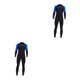 thumbnail image 4 of Greeniant Men Diving Wetsuit for Water Sports Back Suit Full Body Surf Warm Wet Zip Type2 NO2, 4 of 6