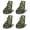 Camouflage-XL, variant on Dog Paw Protector Boots White Star Confetti XS Hot Pavement Protection