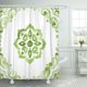 thumbnail image 1 of ABPHQTO Cortina de ducha de poliéster con estampado de encaje de acuarela verde en el color del año 152x180 cm ABPHQTO PKNMT60x72Shower-2850, 1 of 2