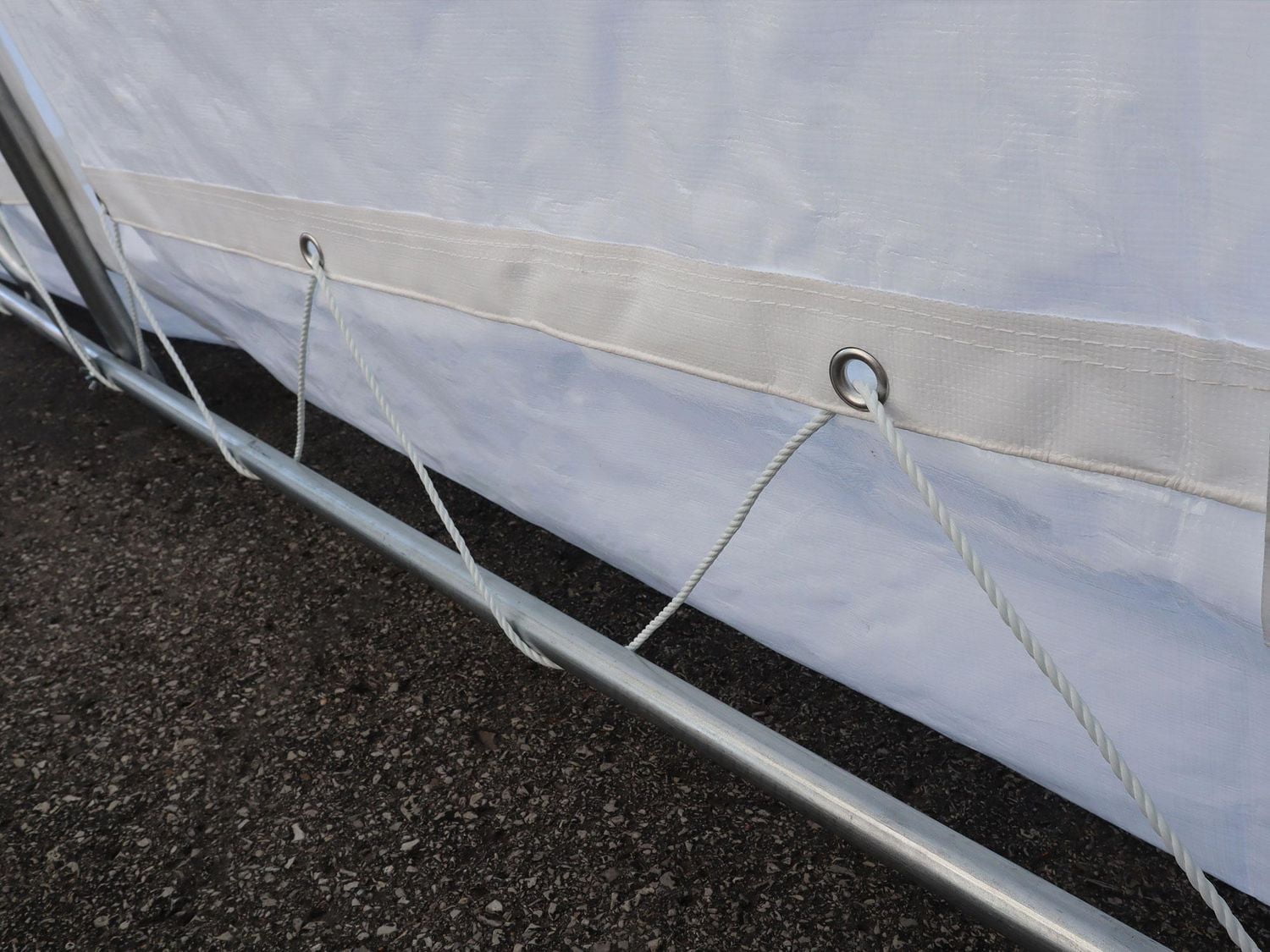 Car Shelter 11 ft. X 20 ft. in White