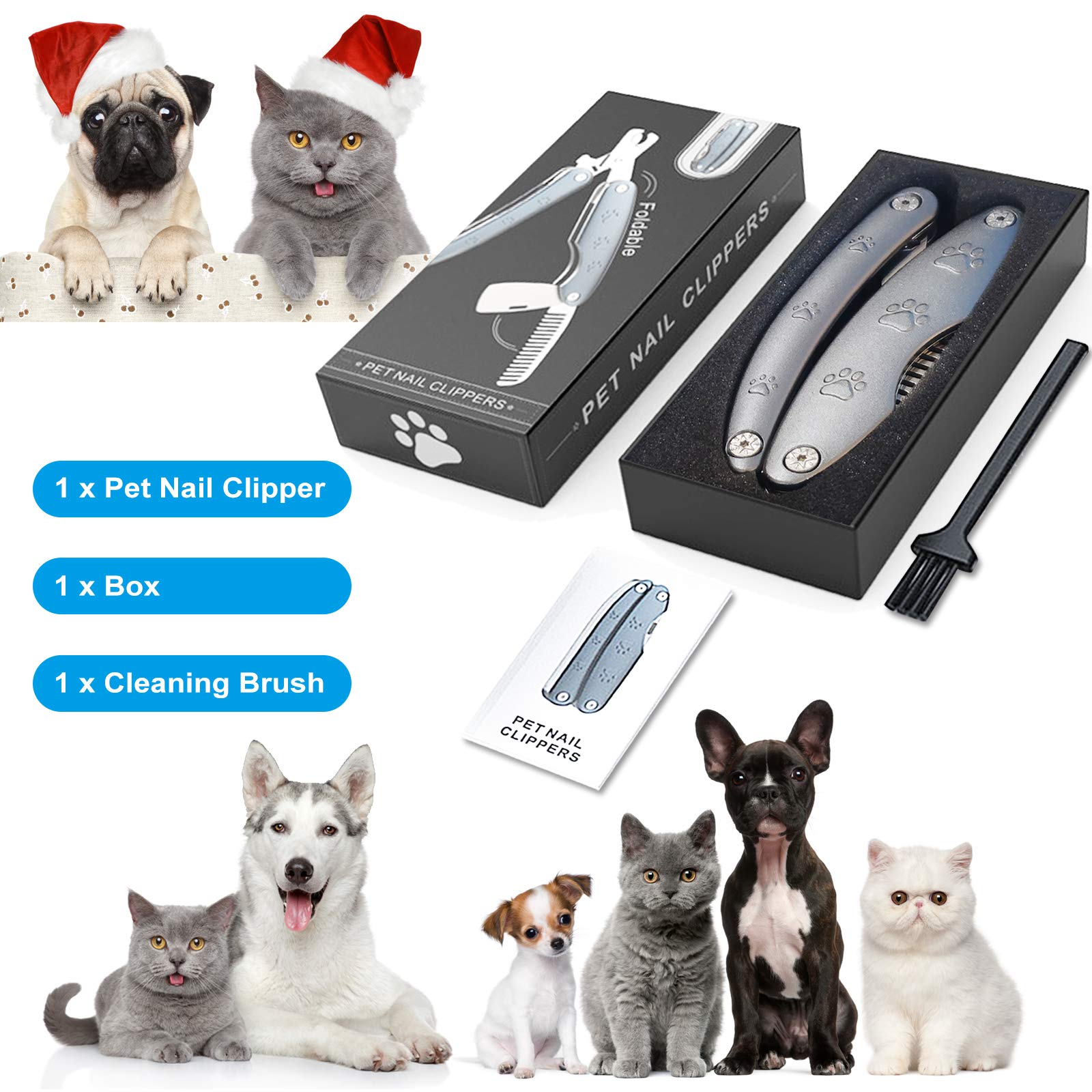 Pet Deluxe Dog Nail Clippers with Nail File photo 6