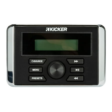 UPC: 0713034013143 | Kicker 46KMC3 Marine-Grade Stereo Receiver with Built-In Amplifier