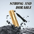 thumbnail image 2 of HIBIBUD 3.5" Gold Mini Flashlight,LED UV Battery Powered Pocket Light for Camping,Nail Curing, 2 of 7
