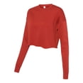 thumbnail image 2 of BELLA + CANVAS - Women's Crop Crew Fleece - 7503 - Brick - Size: S, 2 of 5