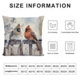 thumbnail image 6 of Nawypu  Cardinalis Red Birds Decorative Throw Pillow Covers 2PCS, Christmas Decorations Northern Cardinal Xmas Farmhouse Cushion Case Winter Holiday Home Decor Pillowcase for Sofa, 6 of 6
