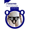 thumbnail image 5 of FlexaMed Double Sided Inguinal Hernia Groin Belt with Compression Pads Black Medium, 5 of 5