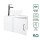 thumbnail image 3 of Gabinete Para Baño KingsHouse Mueble Lavamanos Ovalín y Monomando Fibra de Madera MFC blanco, 3 of 8