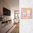 thumbnail image 5 of Yayeee Rocker Switch Wall Plate 1-Gang 4.6"x2.9" Home Decorative Outlet Cover, Yellow Stars Pattern, 5 of 6
