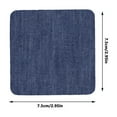 thumbnail image 3 of Denim Iron On Jean Patches Inside & Outside Strongest Glue Assorted Shades Of Blue Repair Decorating 2.75 InchJeans Repair Patches, Small (7.5x7.5cm), 10 Pieces, 3 of 7