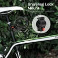thumbnail image 5 of Bike Lock Cable, 5 Digit High Security Combination Bicycle Lock /w Seat Mounting Bracket, 4 ft x 1/2" Dia Lightweight Braided Steel, Resettable Combo /f Kids Mountain Electric BMX Road (Black), 5 of 7