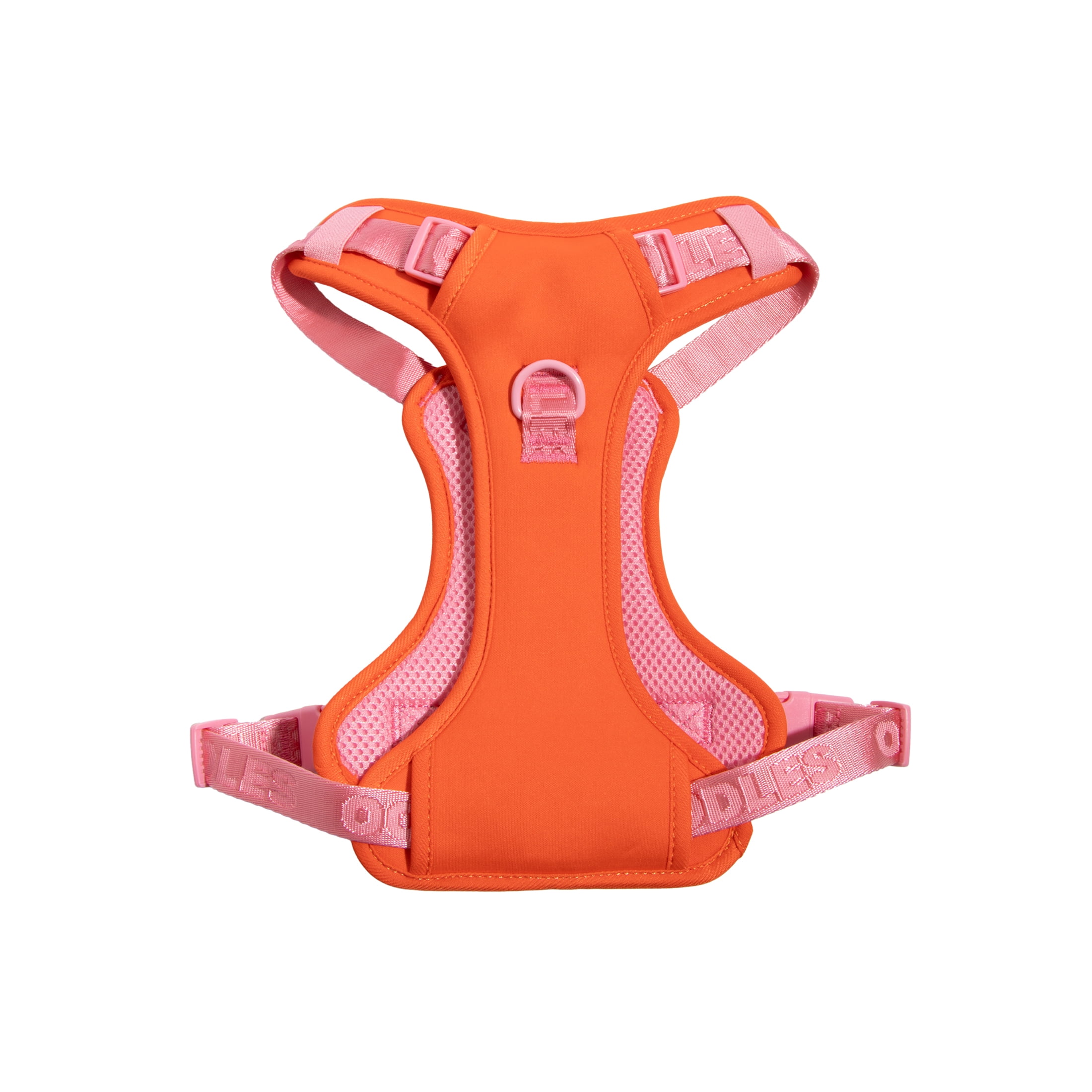 Oodles Adjustable Dog Walking Harness with Handle, Red, XL