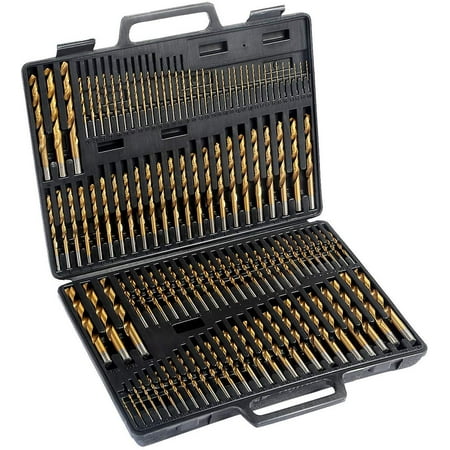 

Stark 115PCS Titanium Drill Bit Set HSS Hardness Bit Set Drills Concrete Tile Brick Plastic Wood Metal with Carrying Case