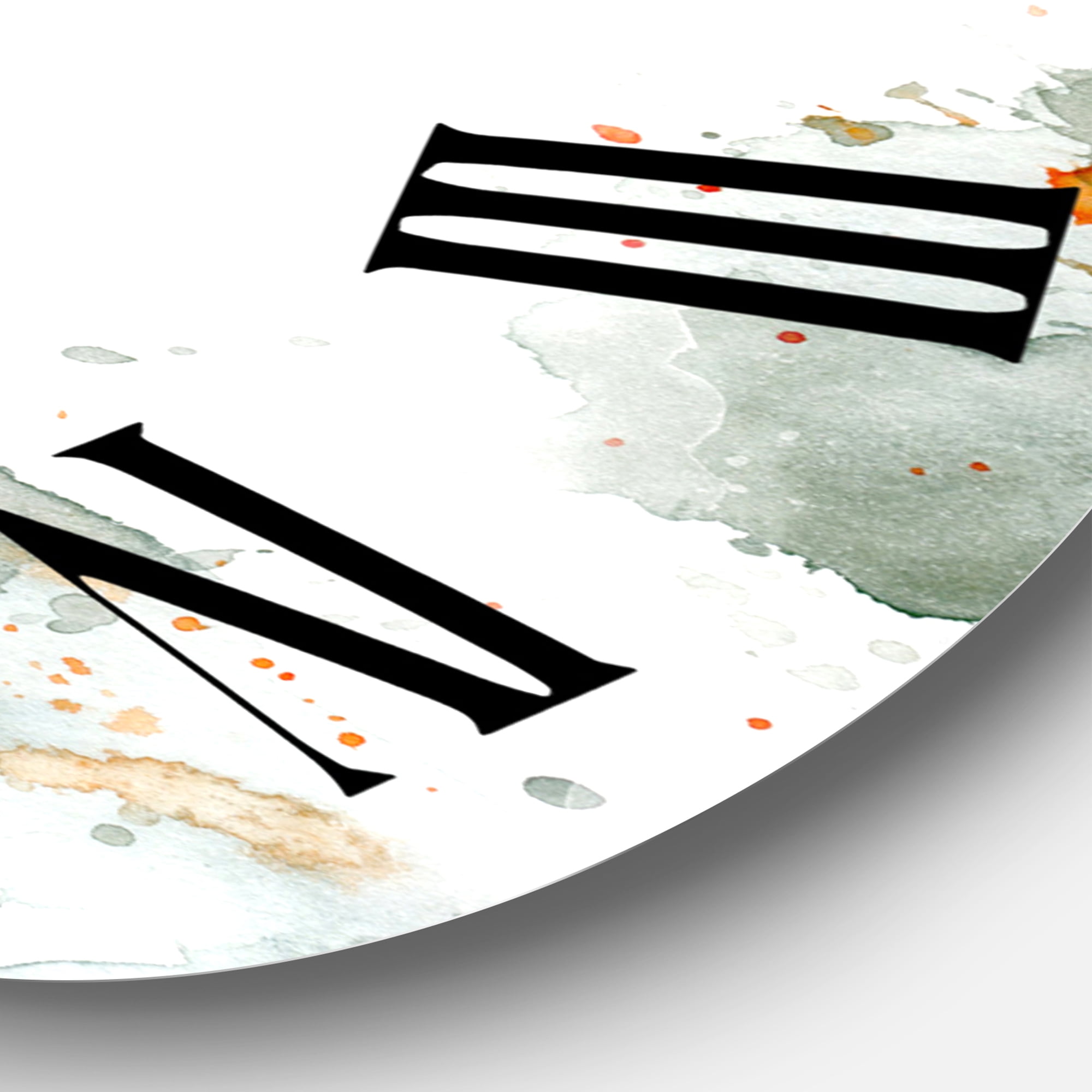 Designart 1 in Modern,Contemporary Wall Clock