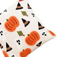 thumbnail image 2 of Funda Almohada Decorativa Bordada Halloween para Del (bruja Calabaza) Rojo, 2 of 4