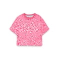 thumbnail image 2 of Barbie Girls Pink Short Sleeve Long Leg Pyjama Set, 2 of 6