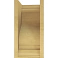 thumbnail image 4 of 8"W x 8"D x 16"H Wide Scroll Rough Cedar Woodgrain TimberThane Corbel, Primed Tan, 4 of 6