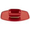 Rachael Ray Cityscapes Ceramic Hot Chip and Dip Set, Cherry Red