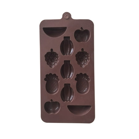 

Silicone Candy Molds Tropical Fruit Shape Baking Mould Flexible Chocolate Maker Pattern