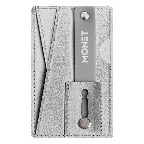 MONET UNIVERSAL PHONE WALLET RFID W/KICKSTAND WHITE