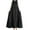 Black, variant on JSheng Ladies Plus Size Dress With Pockets Solid Color Cotton And Linen Loose Commuter Casual Suspenders Long Skirt Suspenders Dress